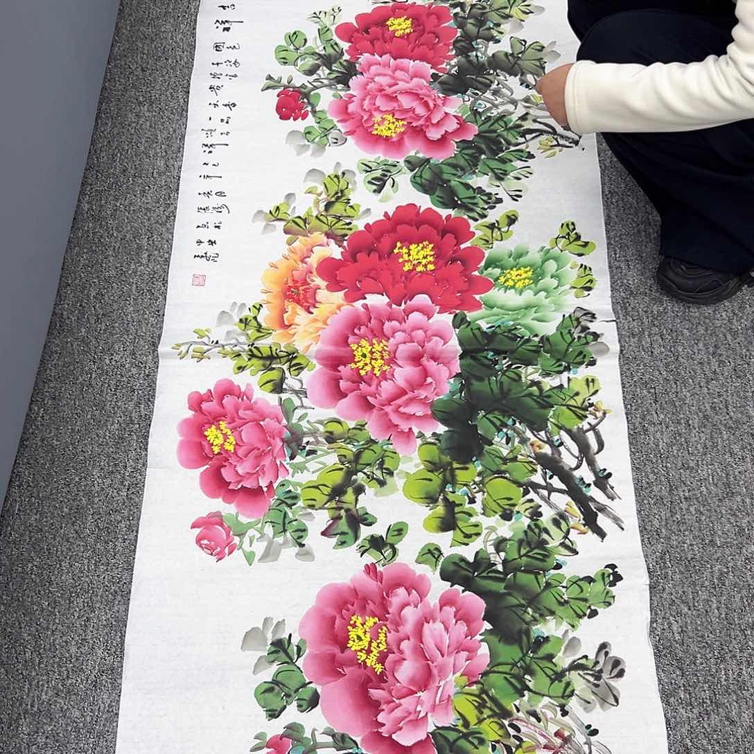 国画纯手绘字画教程分享