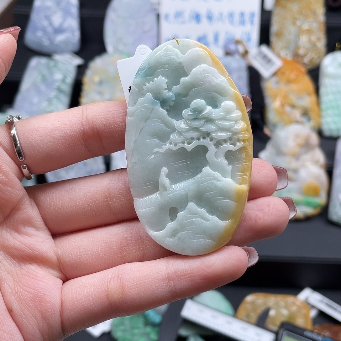 翡翠吊坠(不含链)未镶嵌