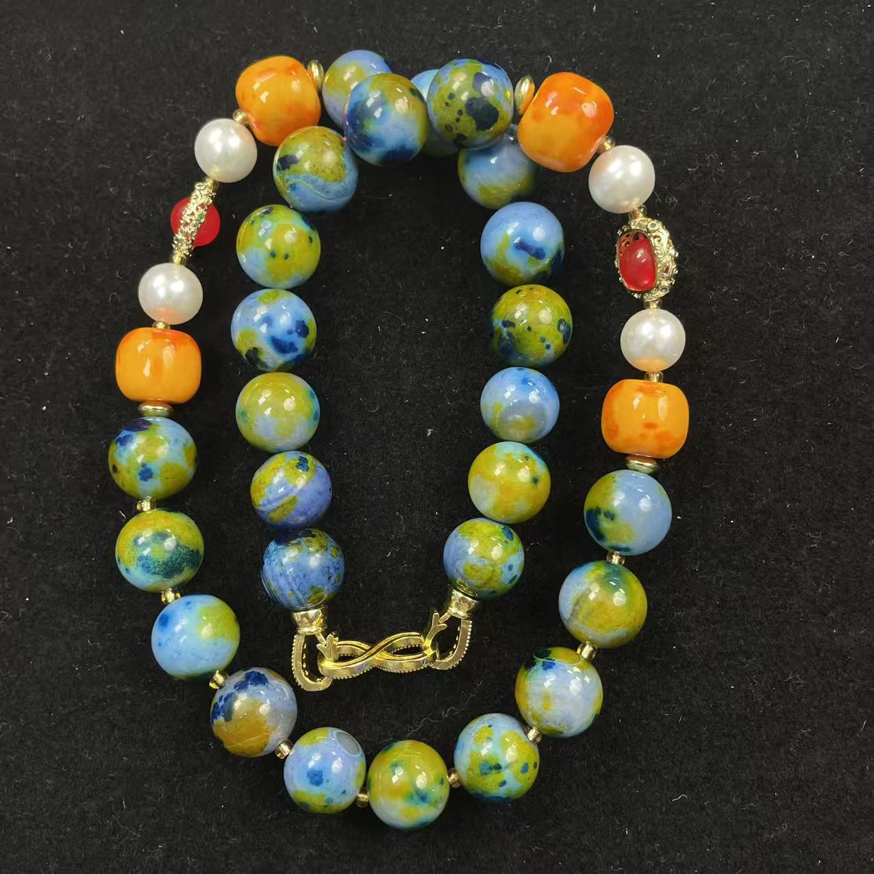 【小天总】DIY健忘石高端妈妈链 (多样性发其一）