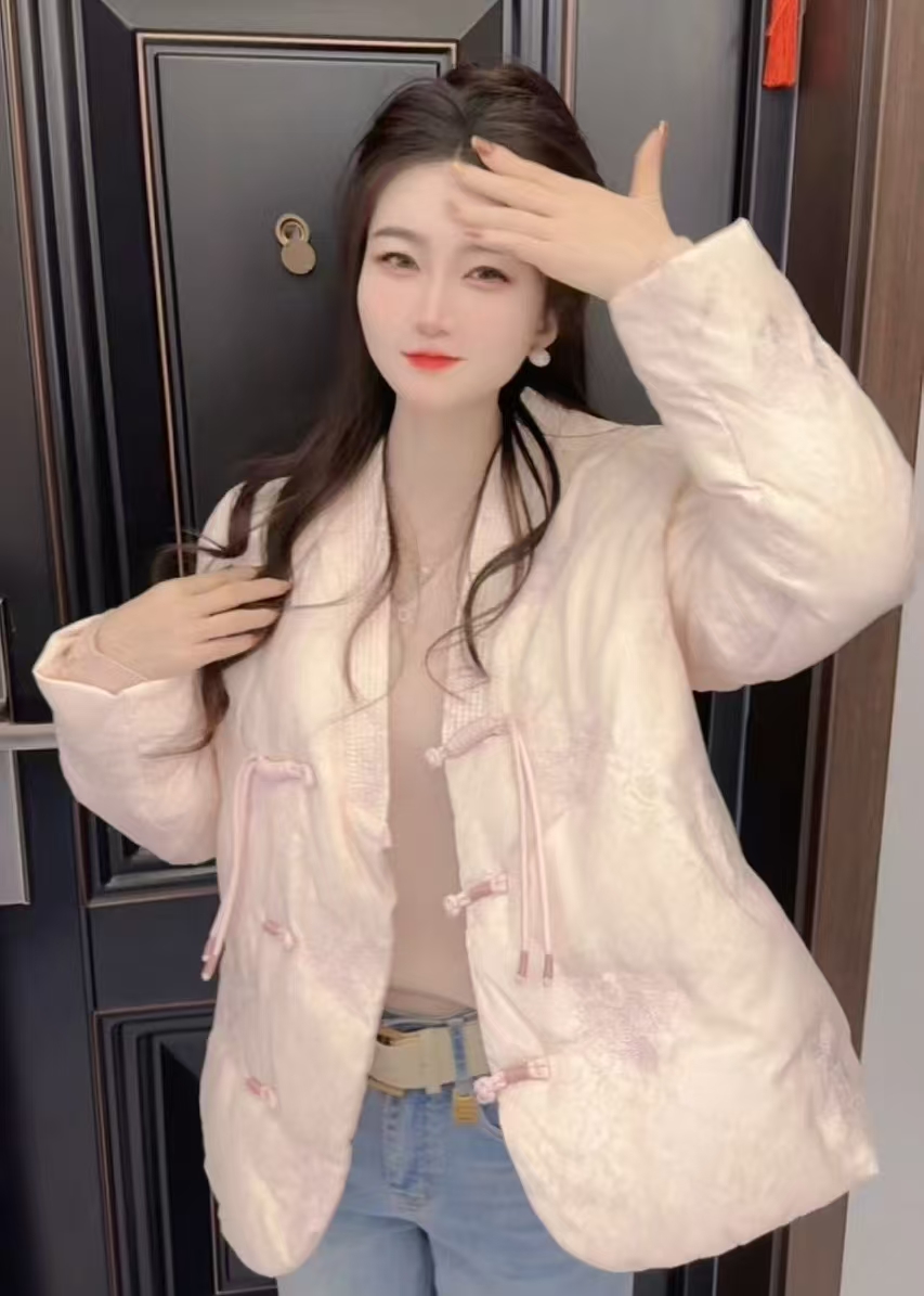 『国风丽人F』新款简约设计款百搭时尚款休闲羽绒服6615