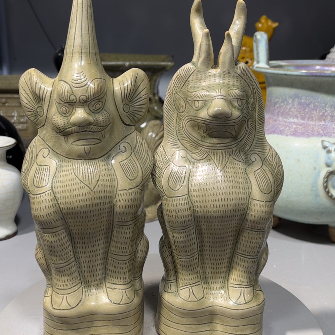 瓶越窑瓷器品相完美