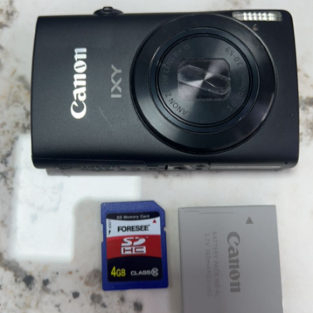 9新 Canon/佳能 佳能IXY600F黑色1210万像素8倍光学变焦全原装