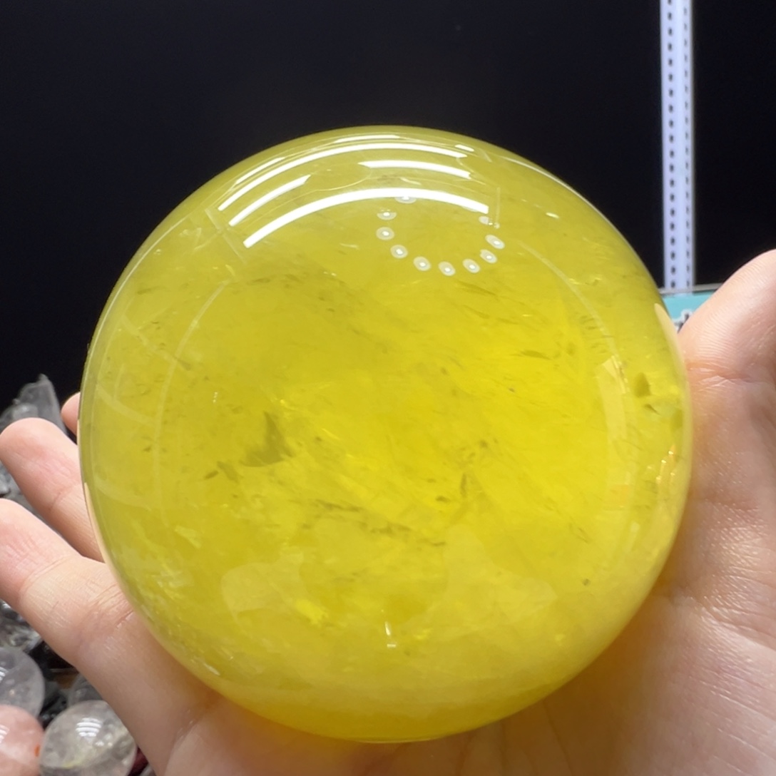 珠宝半成品未镶嵌水晶hh黄水晶3385