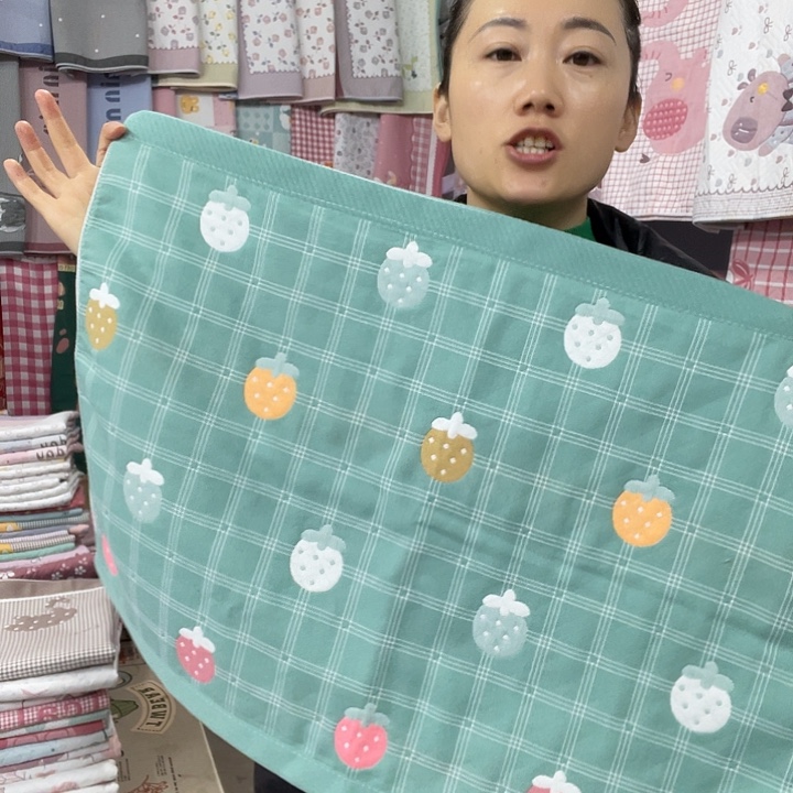 棉儿童特价绿色草莓