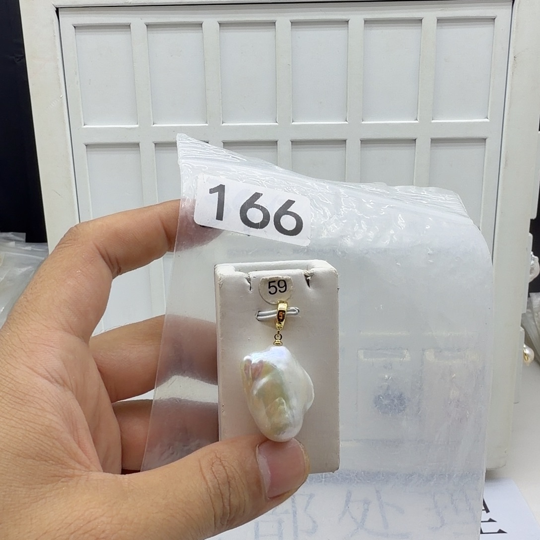 颈饰合金淡水珍珠