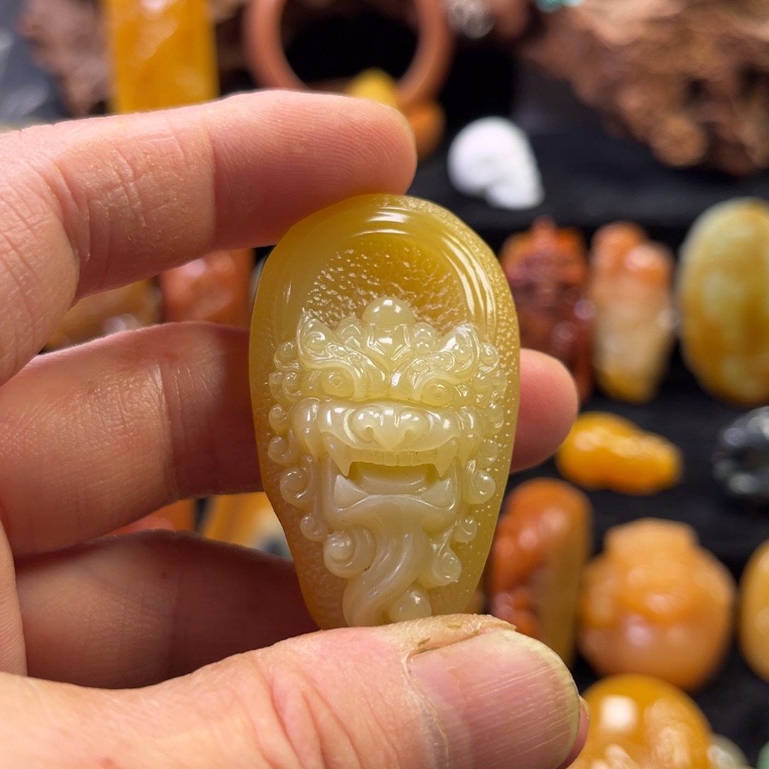 未镶嵌挂件石英质玉