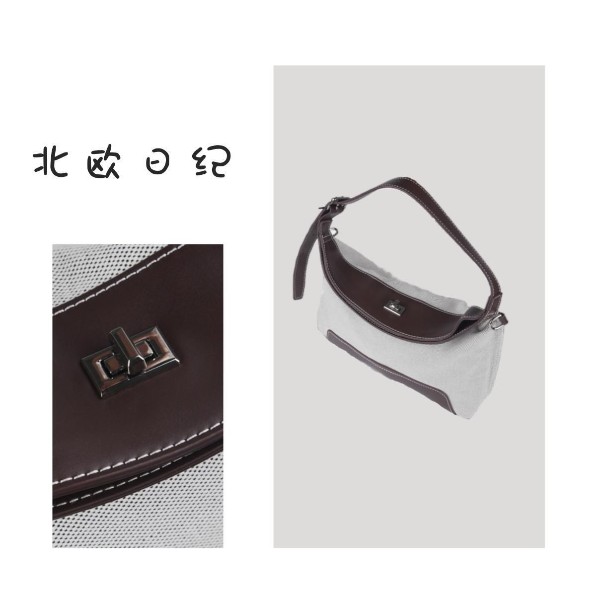 北欧日纪sl  9351-时尚潮流单肩腋下包包 27*23*8