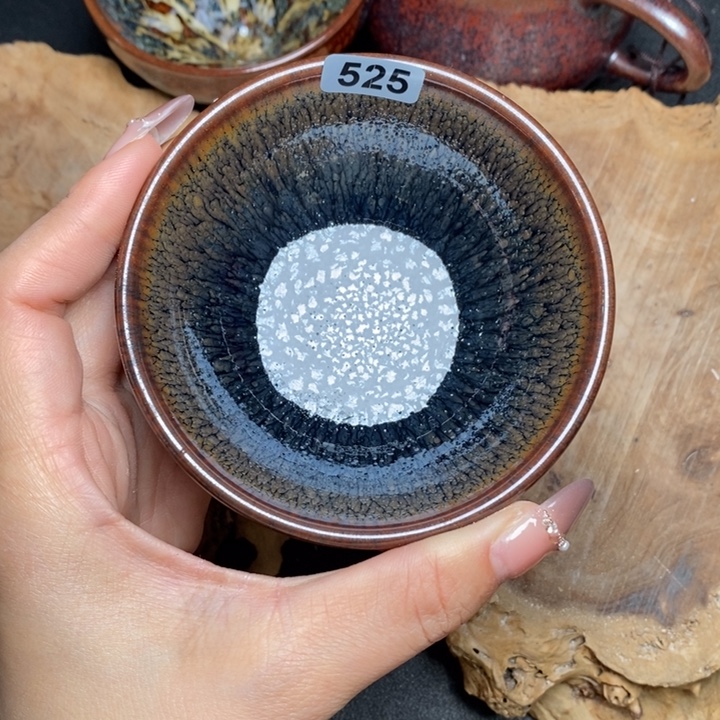 茶盏建窑建盏主人杯525微瑕