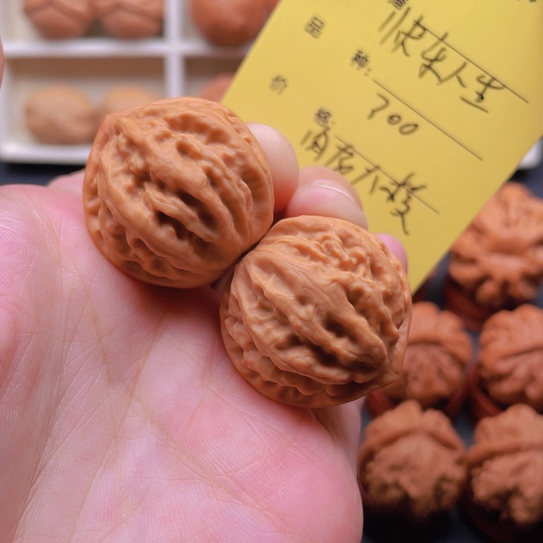 把件文玩核桃快**生肉龙八棱