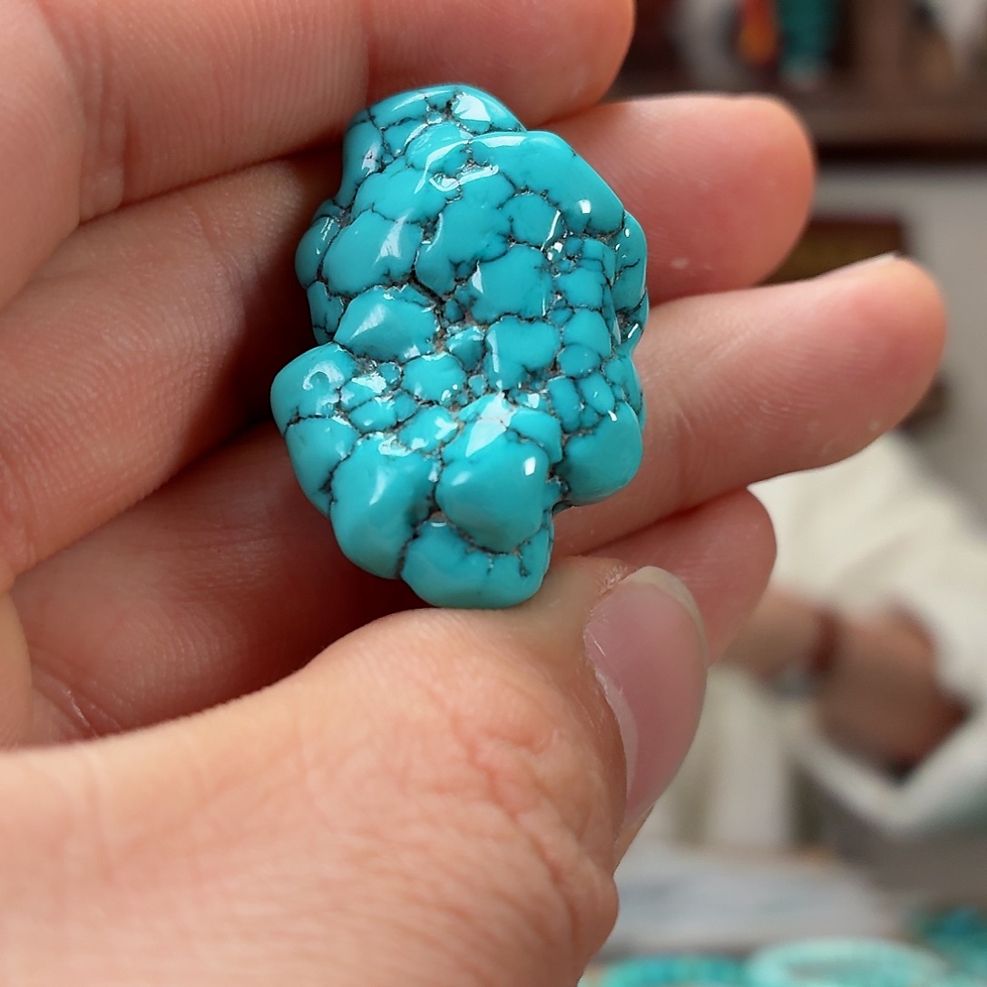 未镶嵌绿松石珠宝奇石