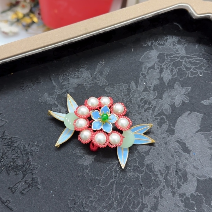 醋酸铁合金鹅毛仿点翠