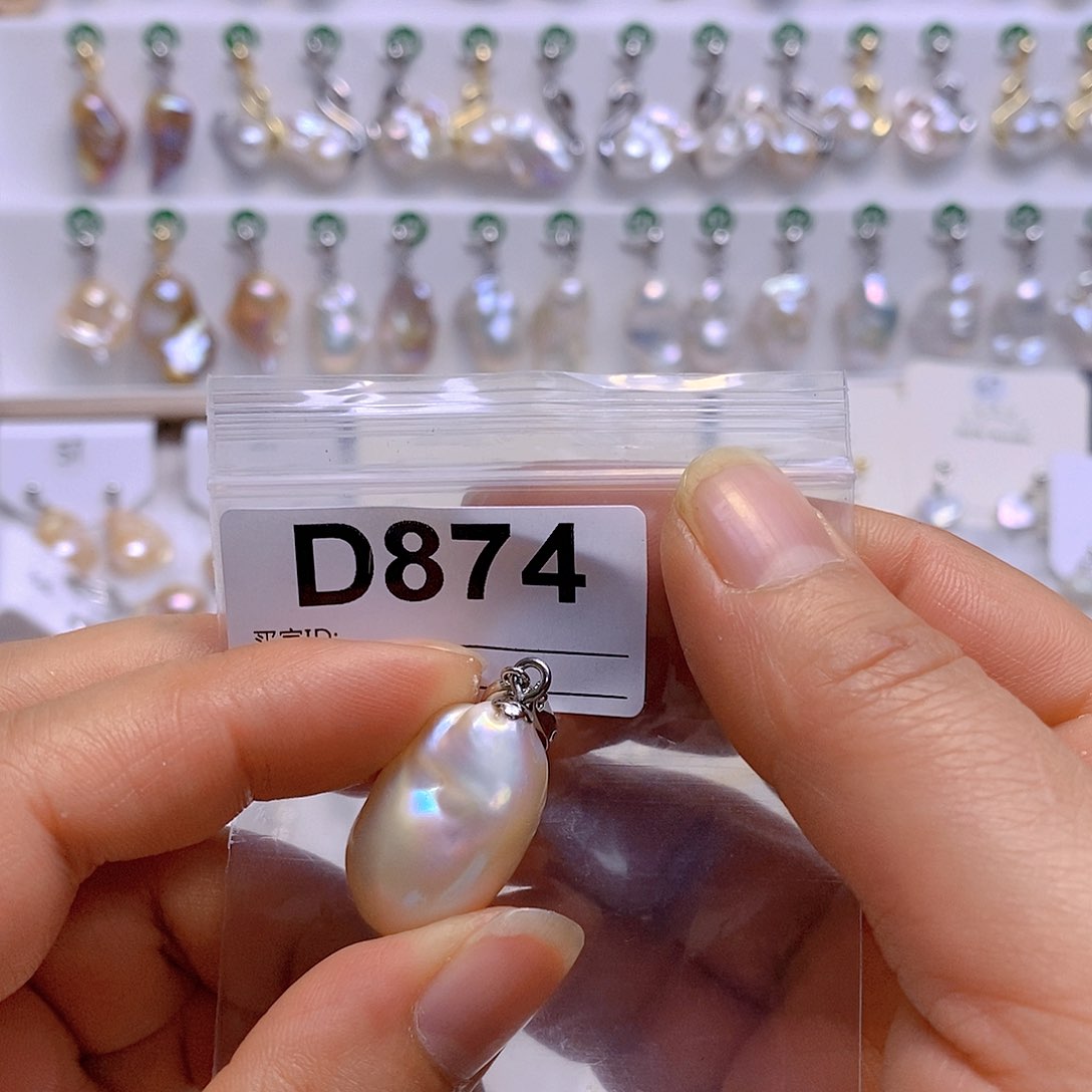 淡水珍珠颈饰银S925镶嵌