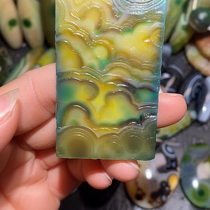 玛瑙/玉髓合金颈饰