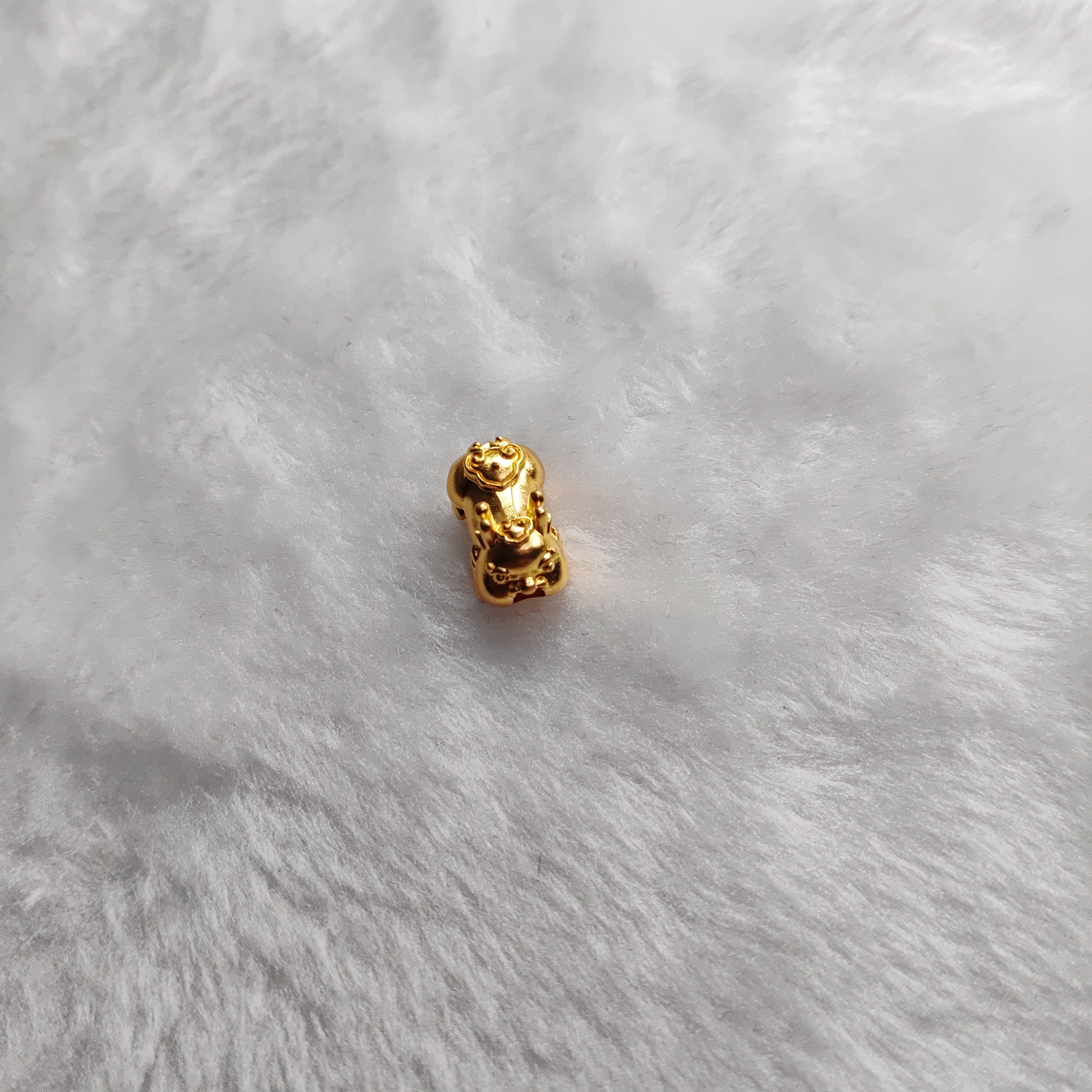 金元宝足金999貔貅珠子首饰