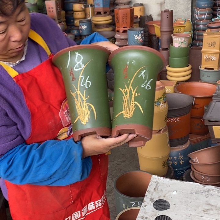 紫砂花盆紫砂花盆