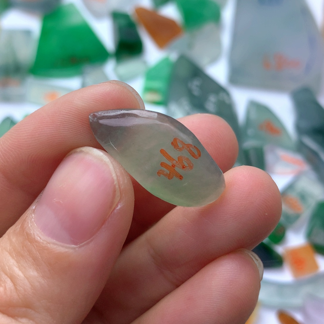定制翡翠未镶嵌天然缅甸翡翠吊坠挂件