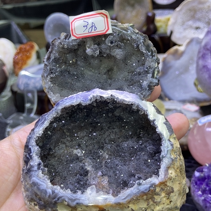 未镶嵌珠宝半成品水晶聚宝盆