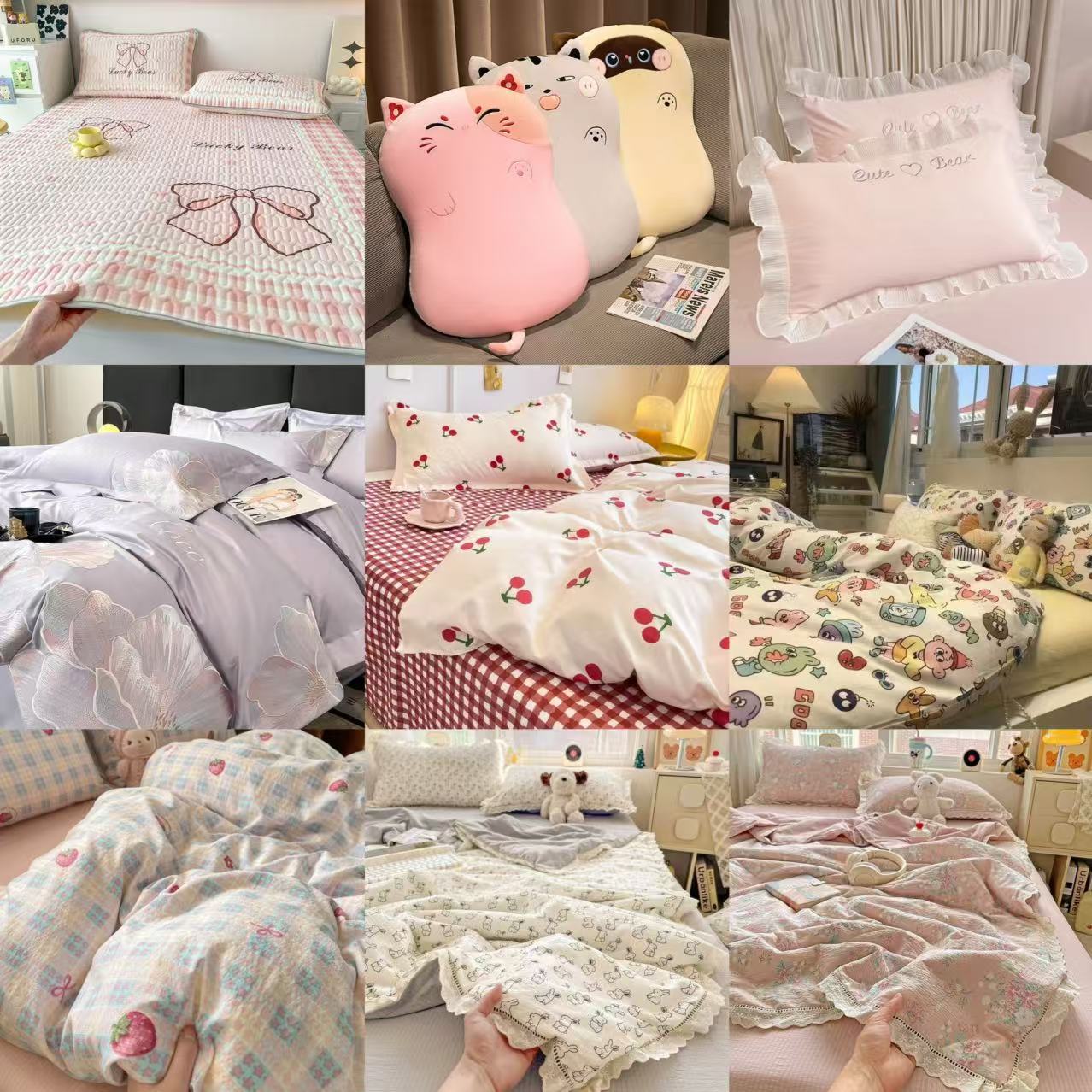 【高货孤品】四件套/被套/床单/清仓以直播为准!乱拍发枕套！微瑕！