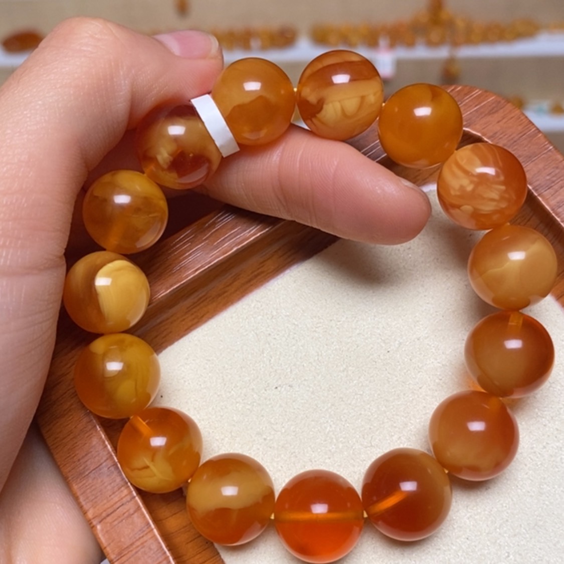 【闪购商品】未镶嵌蜜蜡手链手串