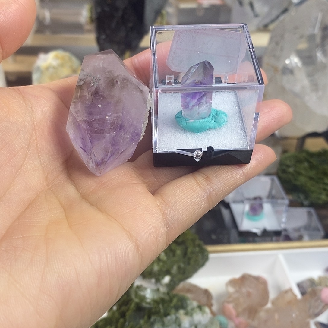 紫晶珠宝半成品未镶嵌