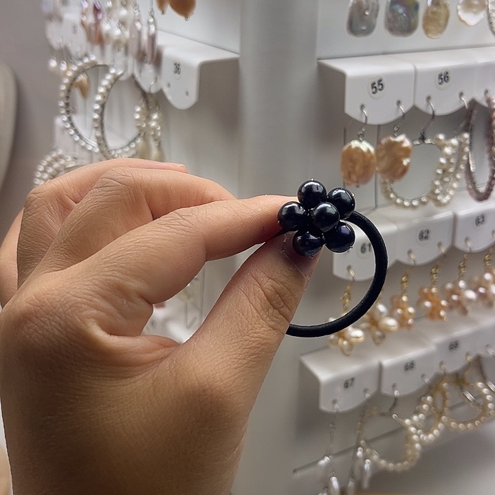 淡水珍珠发夹未镶嵌