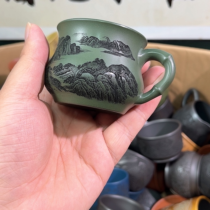 茶杯紫砂全手工紫砂主人杯