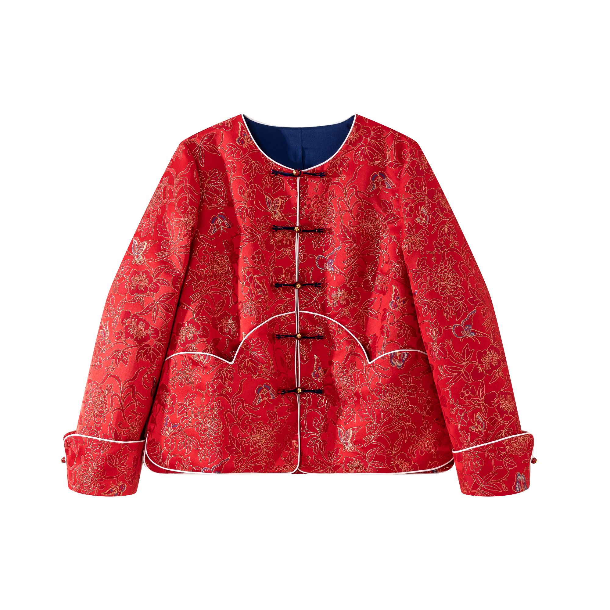 【蝶舞】深圳原创新中式国风桑蚕丝女装外套91270