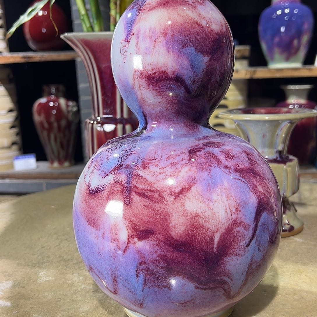 谦***子瓷片锦丰源钧窑煤烧