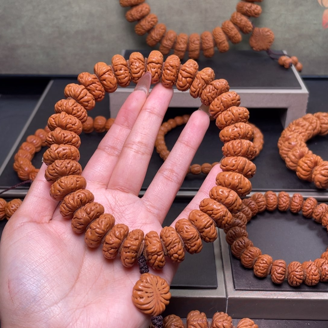 仙***糖桃核吊坠20大肠纹