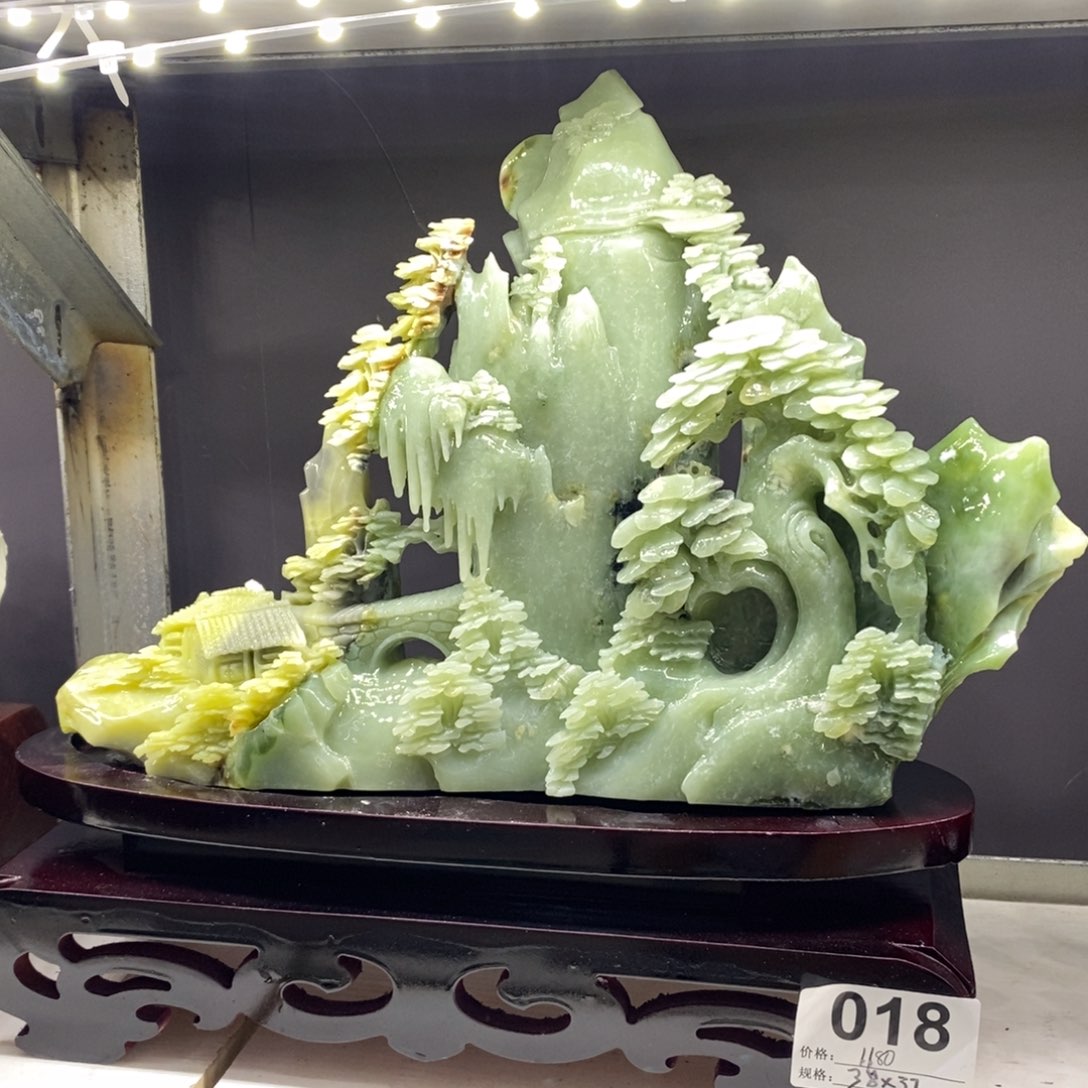 【闪购商品】蛇纹石玉（覆膜）珠宝奇石未镶嵌