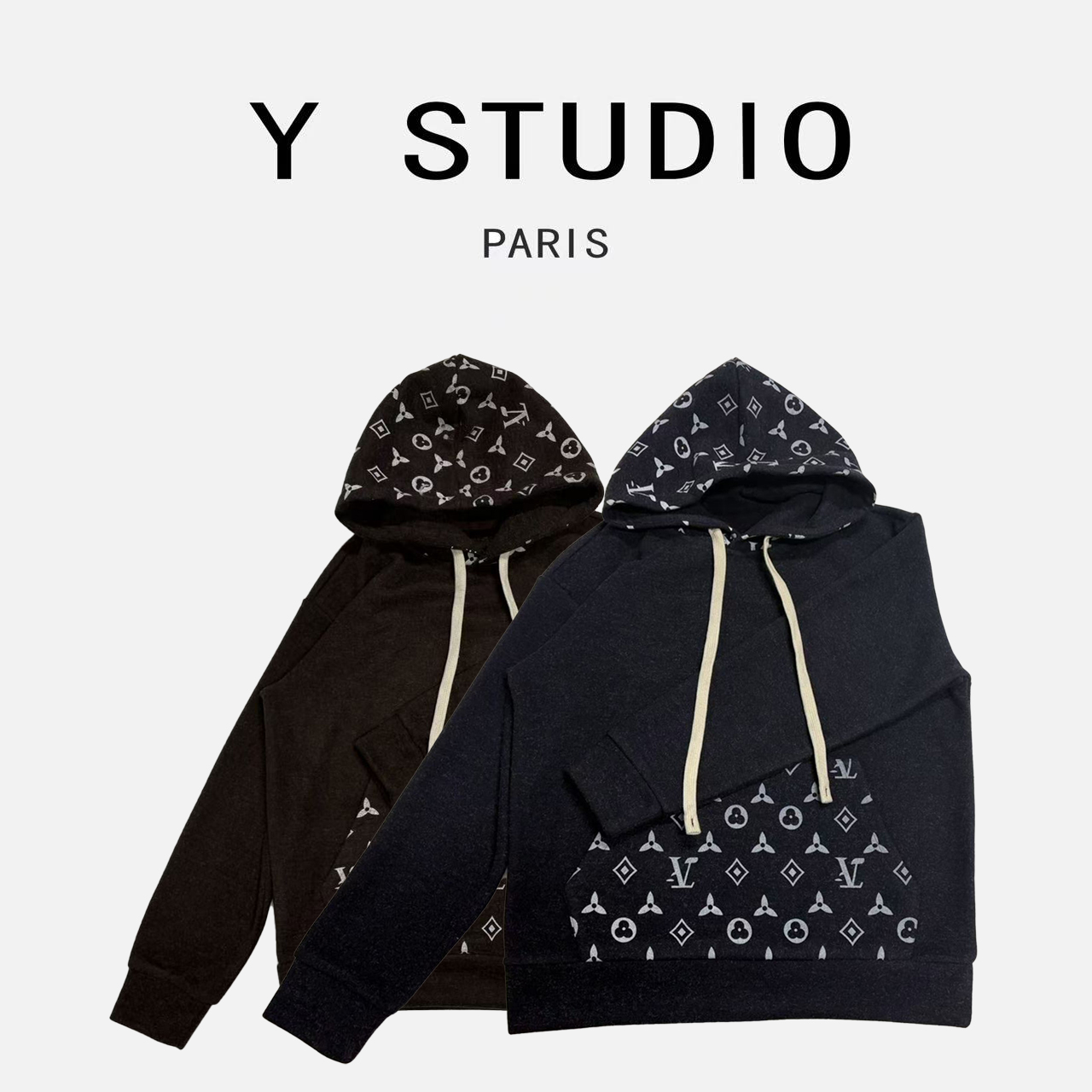 【大妮专属】【幻彩流光】满印连帽加绒卫衣（61062）