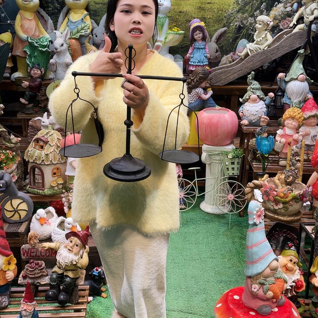 摆件花园摆件红红火火