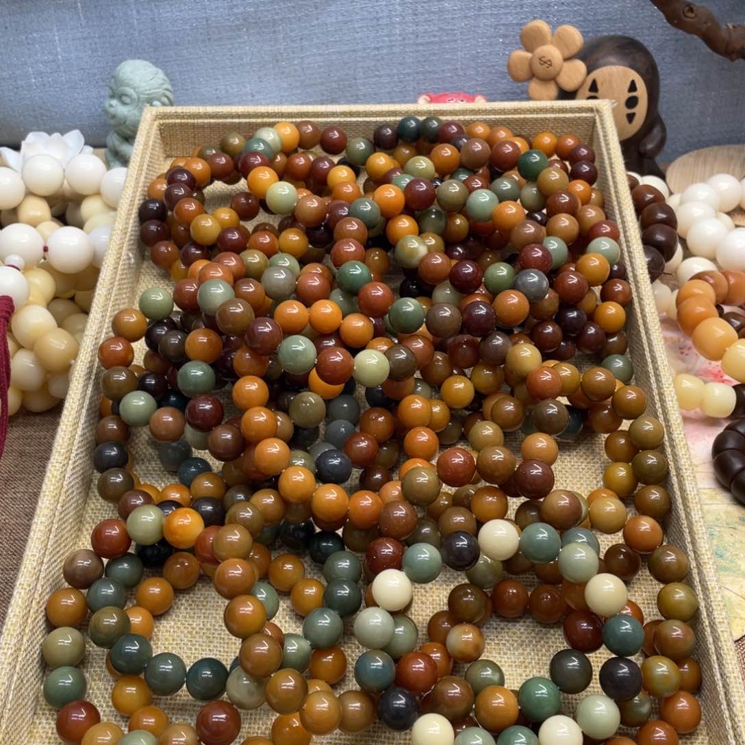 菩提根/象牙果吊坠14水磨圆珠福利一锅