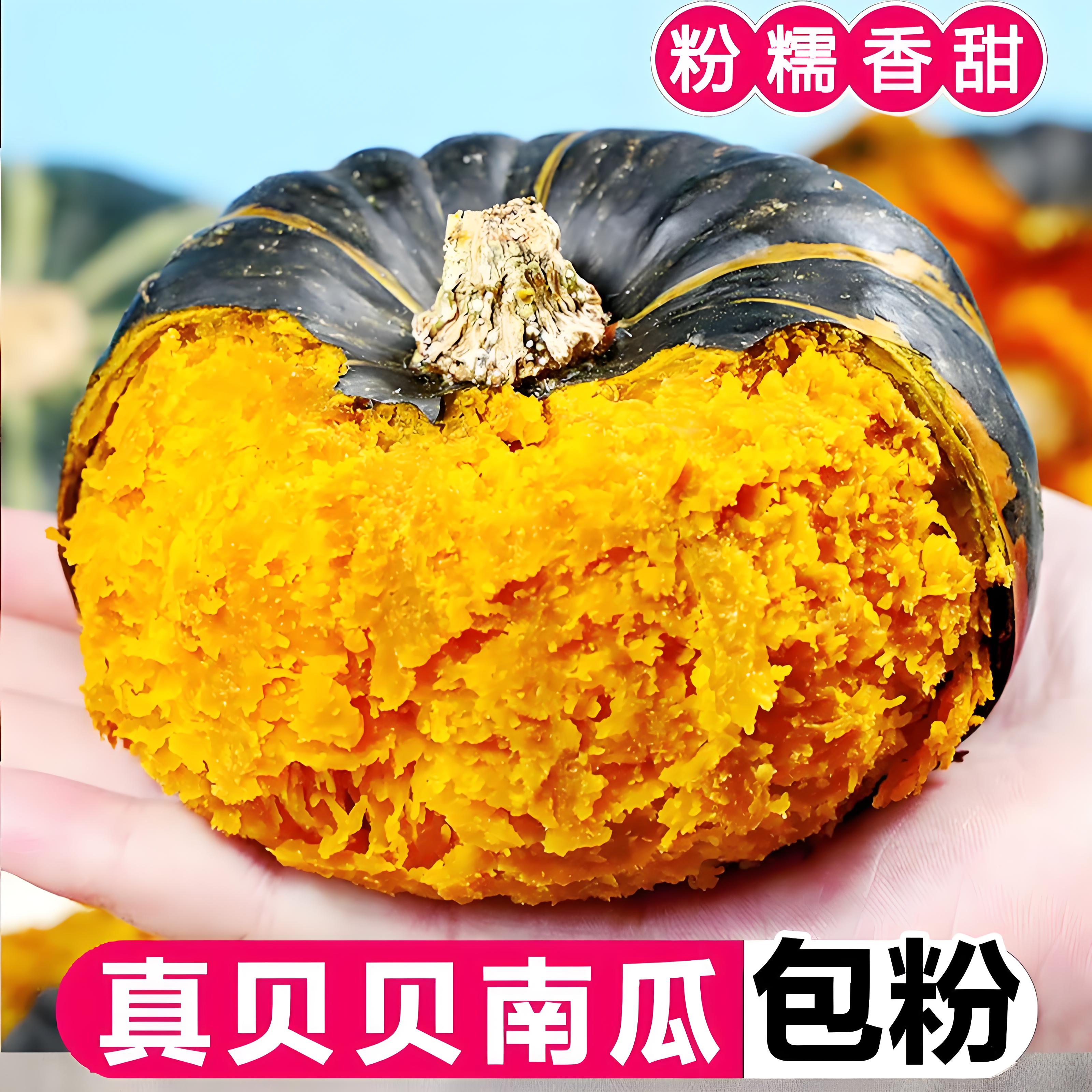 【福利大果】粉糯香甜板栗味露天种植贝贝南瓜宝宝孕妇辅食