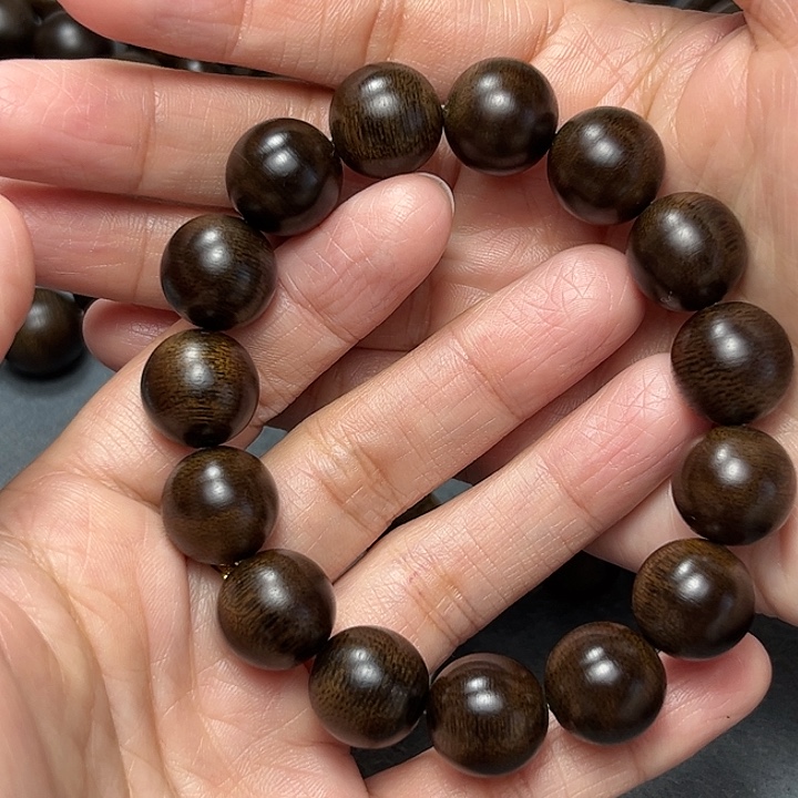 沉香手串用****3白棋玉化