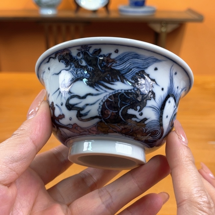 杯子景德镇手绘哈哈哈哈