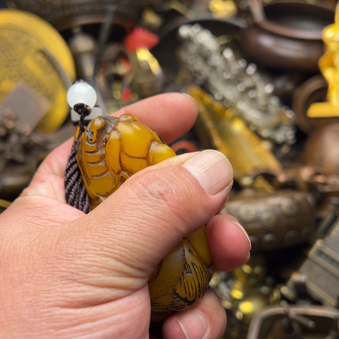 茶壶香炉铜器摆件