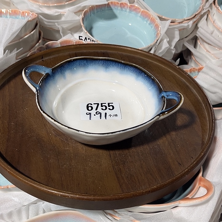 瓷微瑕外贸餐具6755