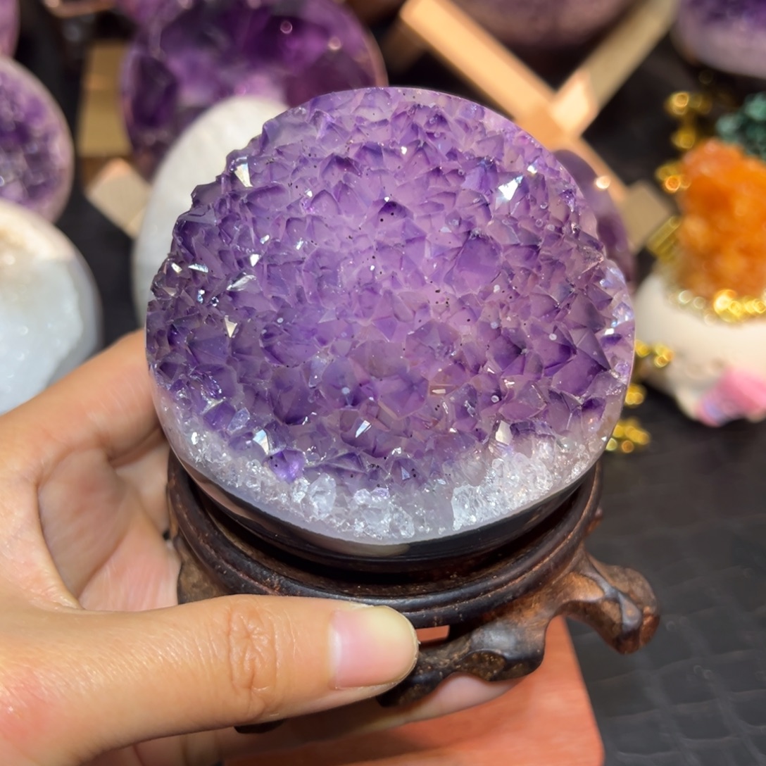 紫晶珠宝半成品未镶嵌18