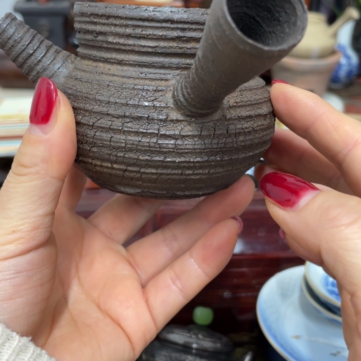 张***陶中古工艺品摆件