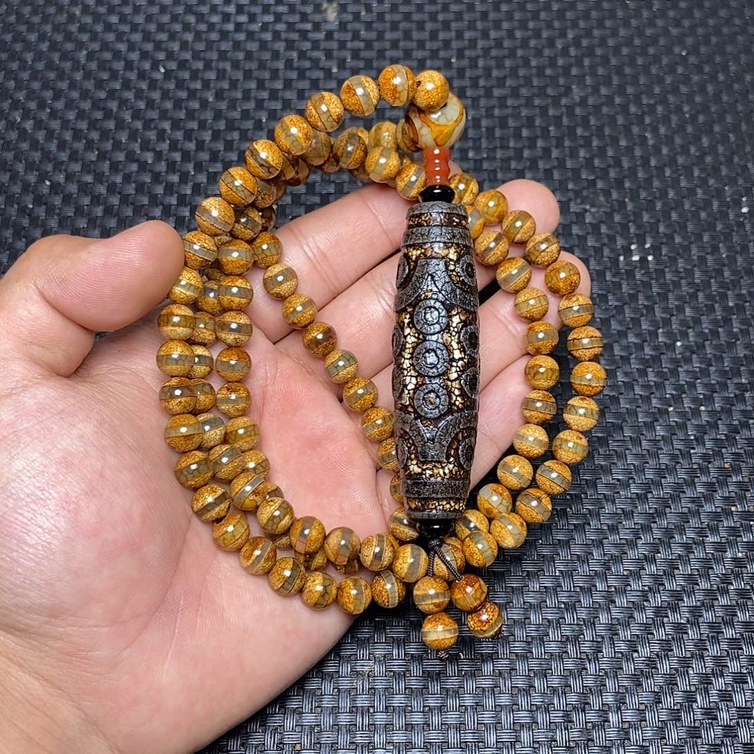 总***管玛瑙/玉髓未镶嵌手链