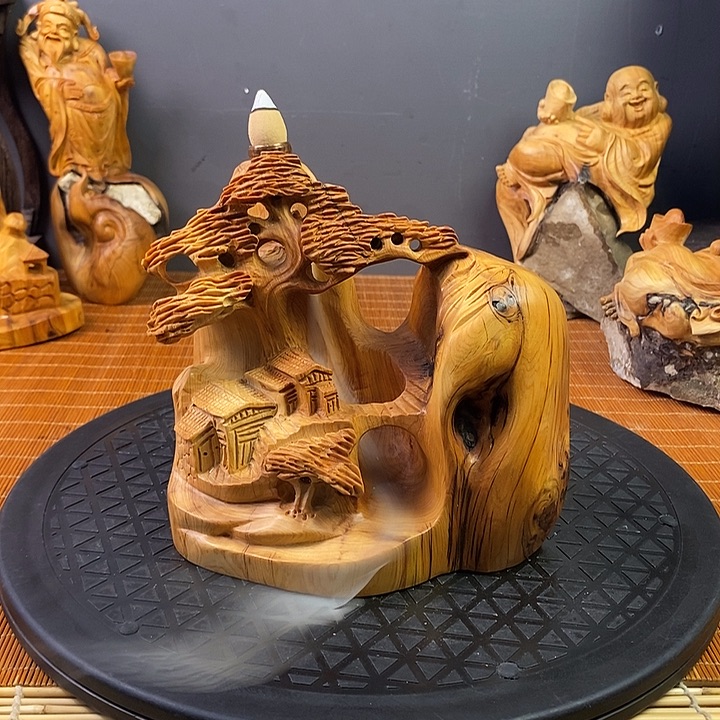 柏木崖柏摆件把玩件