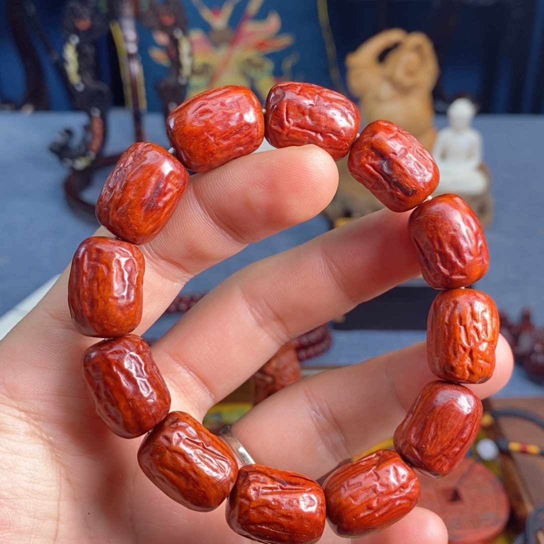 檀香紫檀（小叶紫檀）枣珠