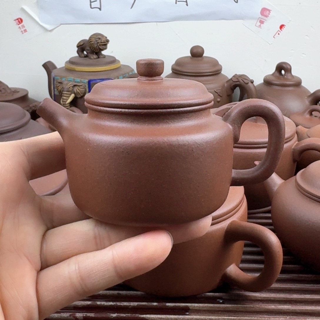 紫砂茶壶德钟150cc嫩底槽青