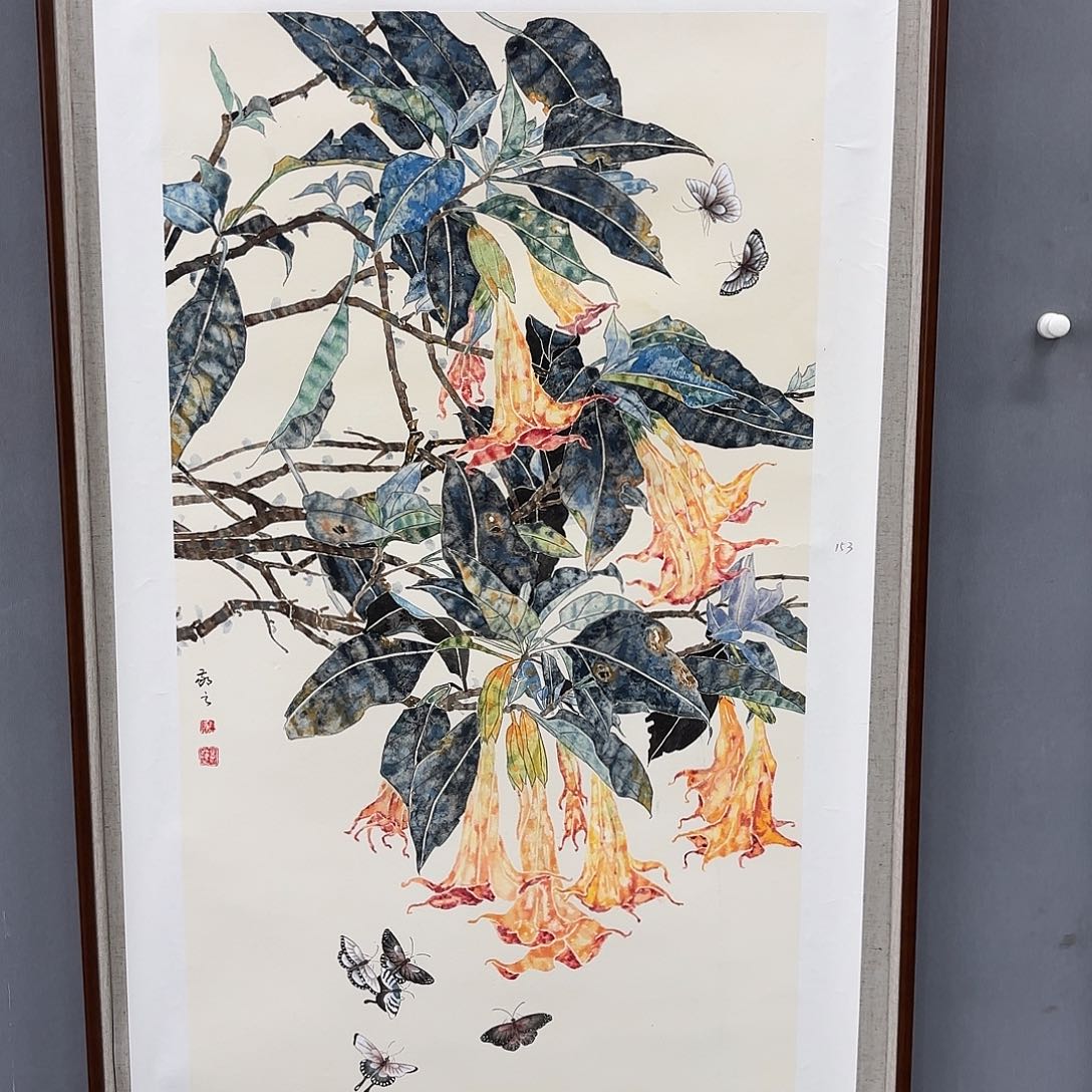 国画中国花鸟画大咖李敬之老师