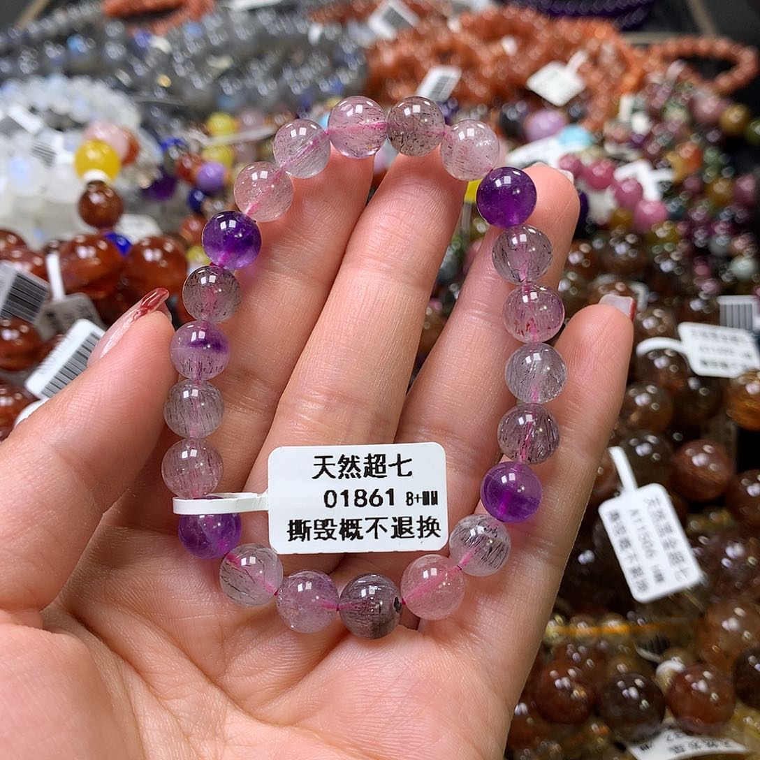 水晶手链未镶嵌，