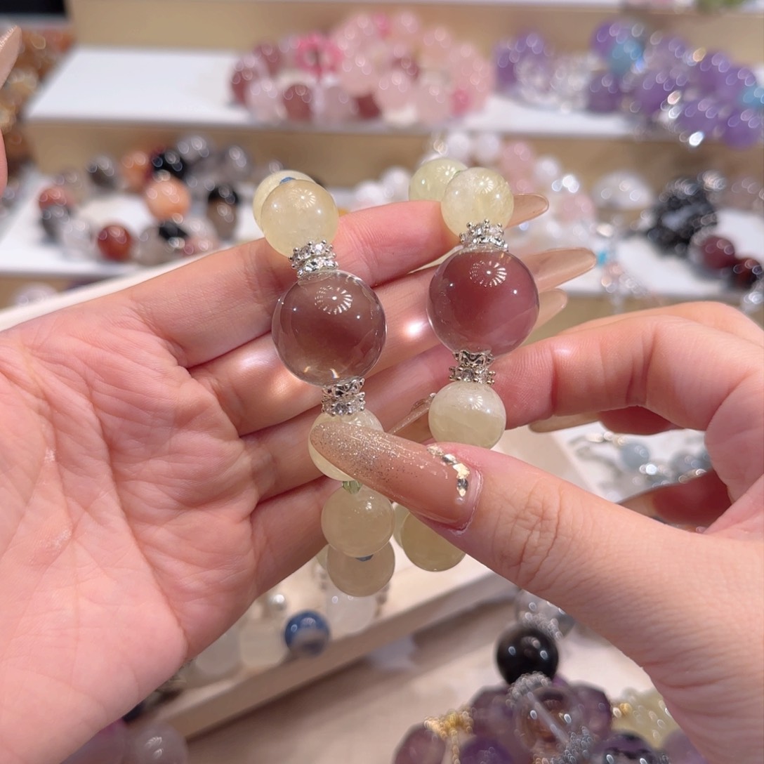 水晶手镯未镶嵌多样性发一