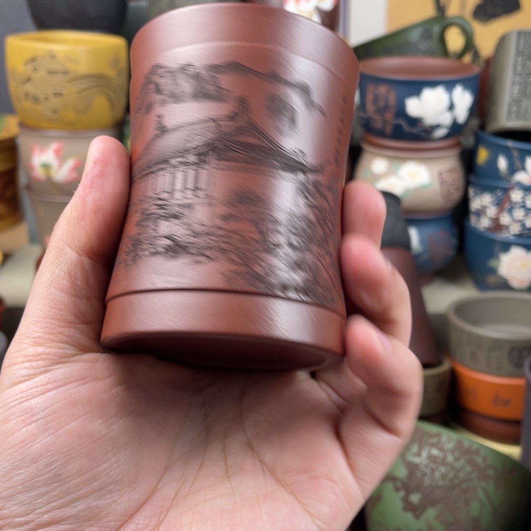 紫砂茶杯紫砂茶杯