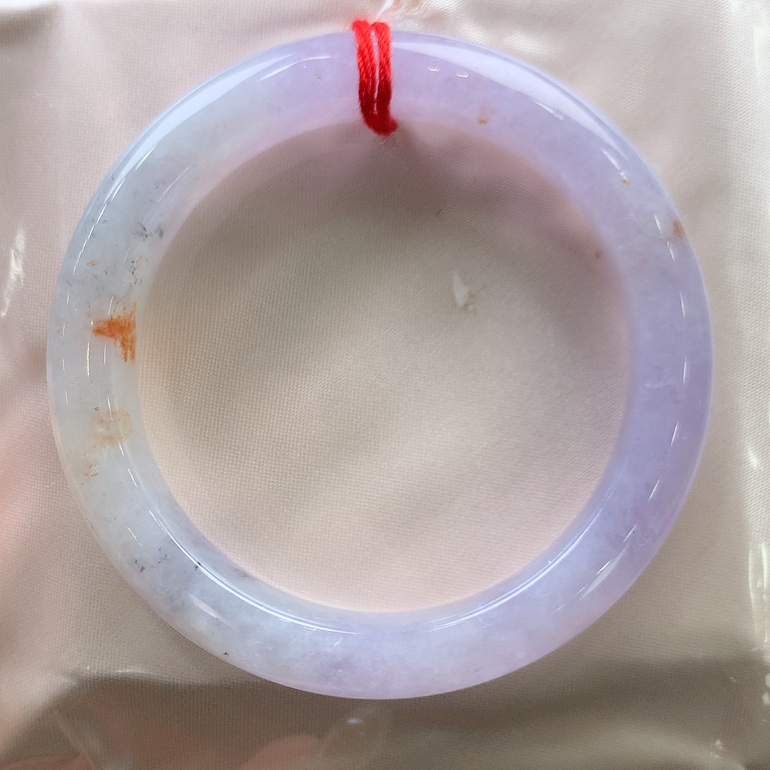 翡翠未镶嵌手镯52正圈