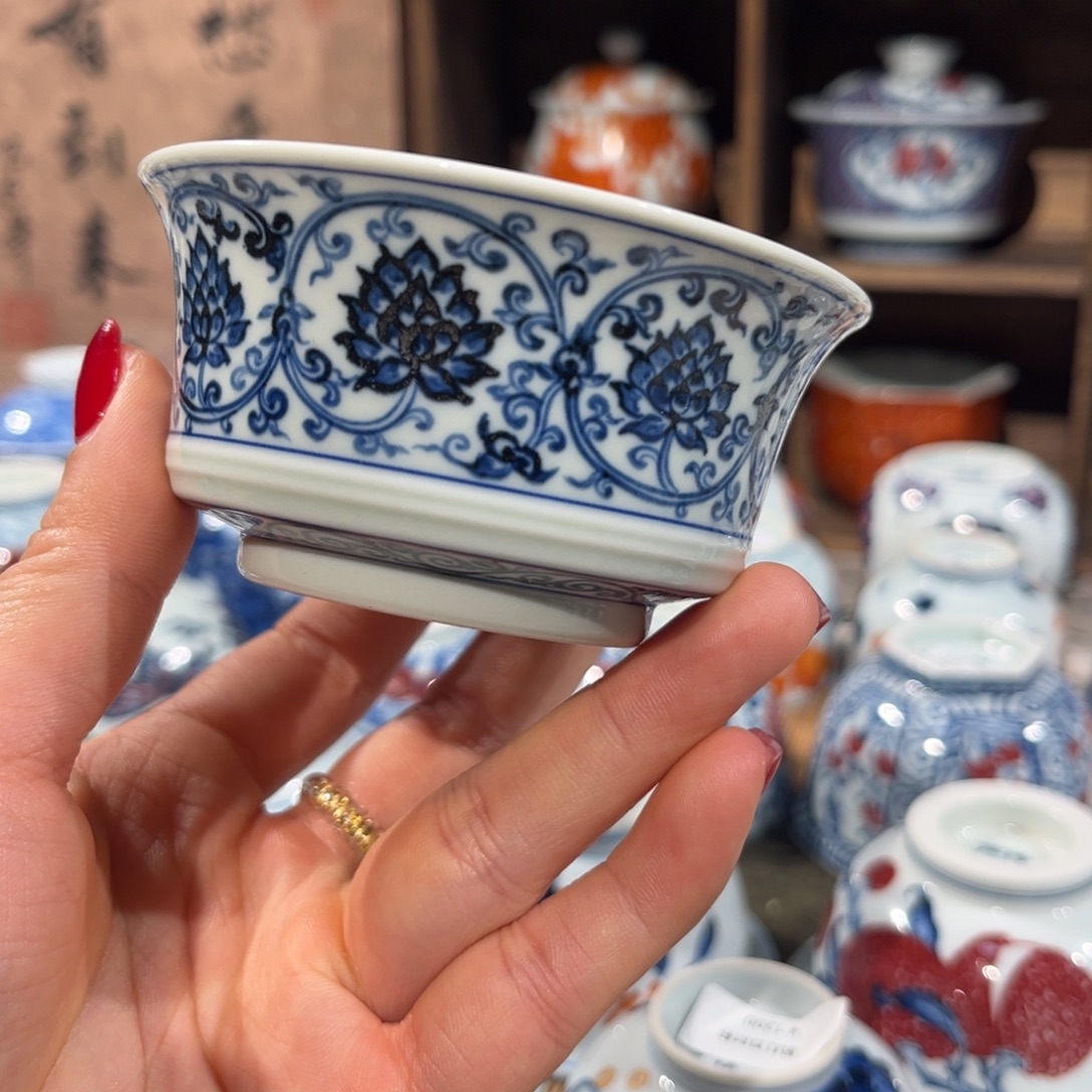 杯子陶景德镇陶瓷主人杯